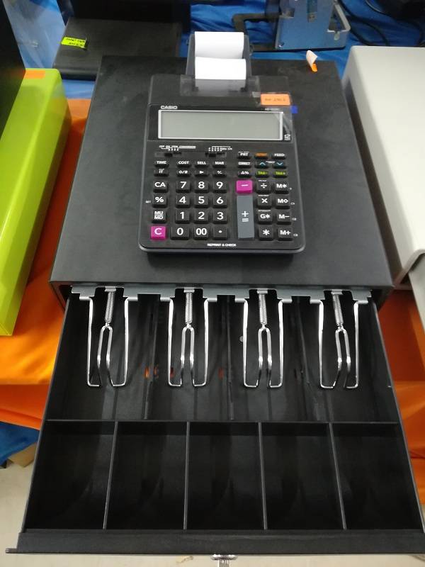 Cash Register CASIO HR100RC Include Medium Drawer*